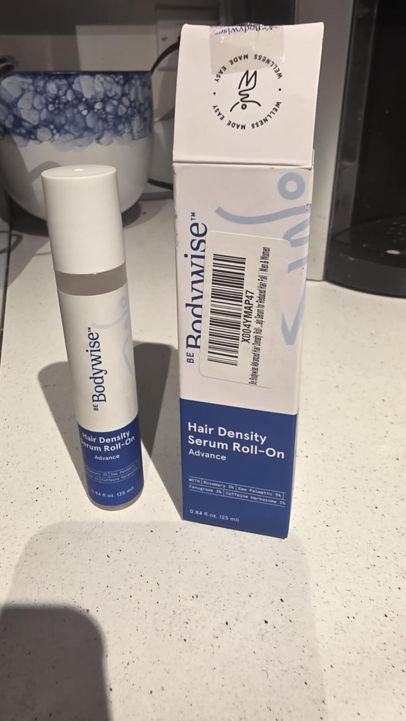 Customer photo review of Bodywise Hair Growing Serum