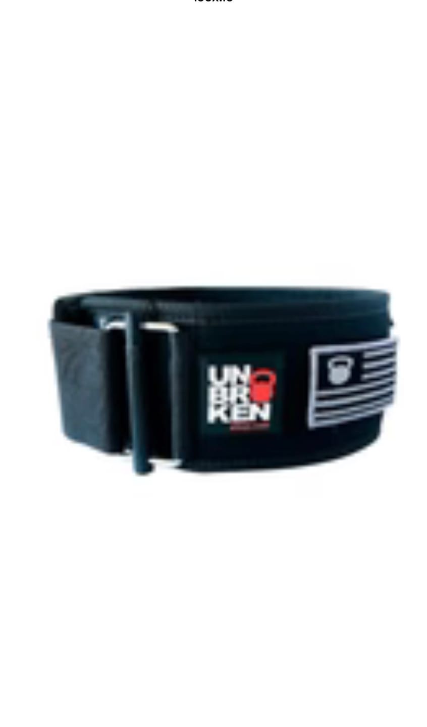 Customer photo review of Weightlifting Nylon Belt Black