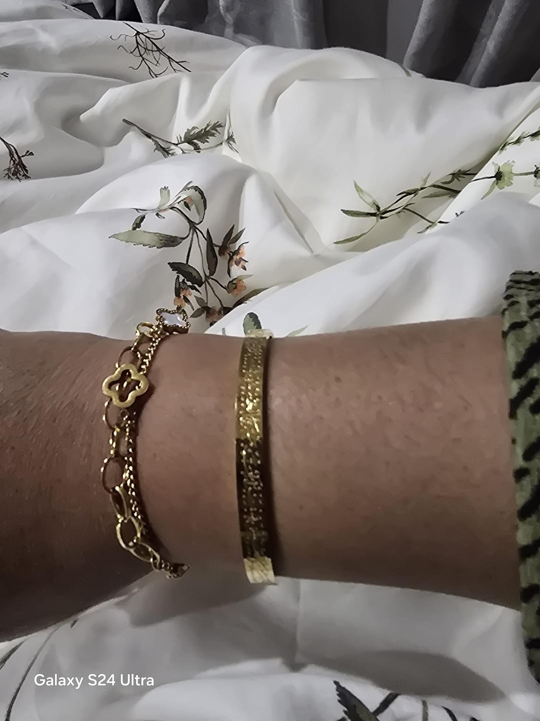 Customer photo review of Verily With Hardship Comes Ease Cuff