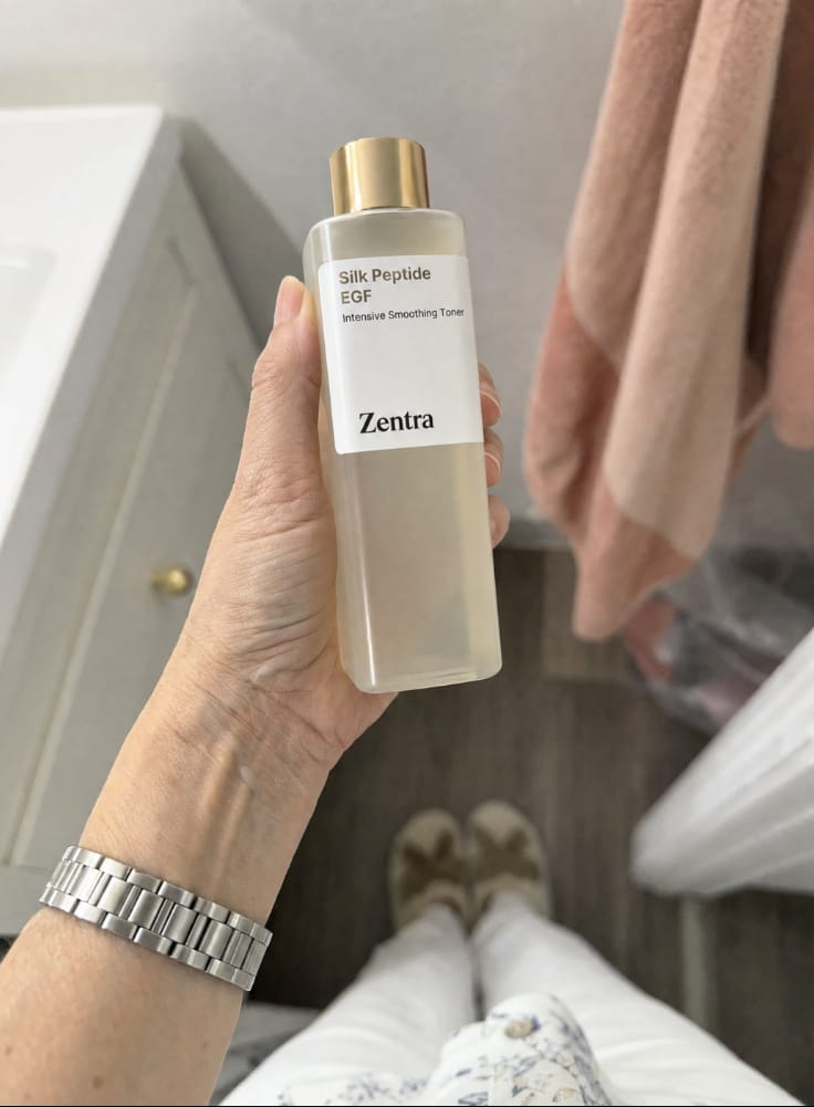 Customer photo review of silk water egf toner