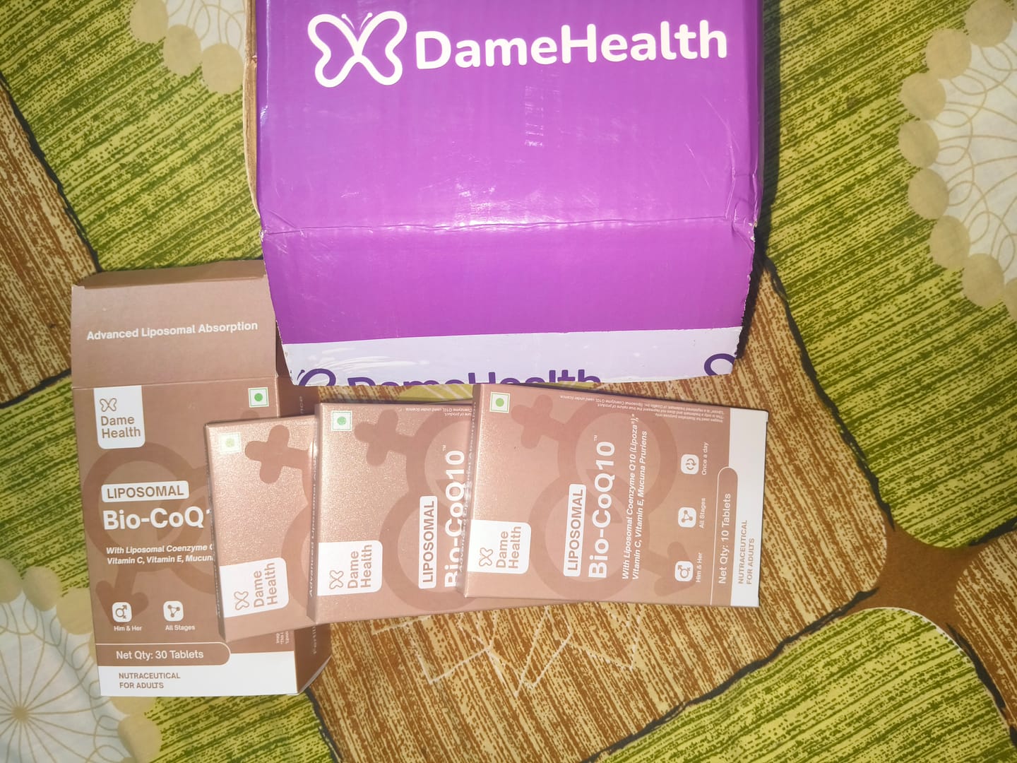 Customer photo review of Liposomal Bio-CoQ10 | India's Most Bioavailable CoQ10 for Egg & Sperm Quality
