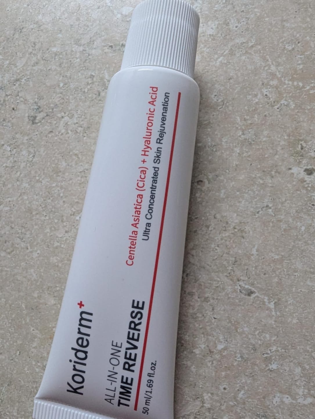 Customer photo review of Koriderm+™ Crema Antiedad Rejuvenecedora
