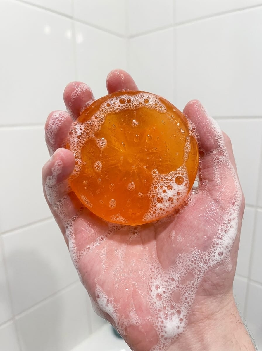 Customer photo review of Nonenal Cleaning Deodorant Persimmon Soap