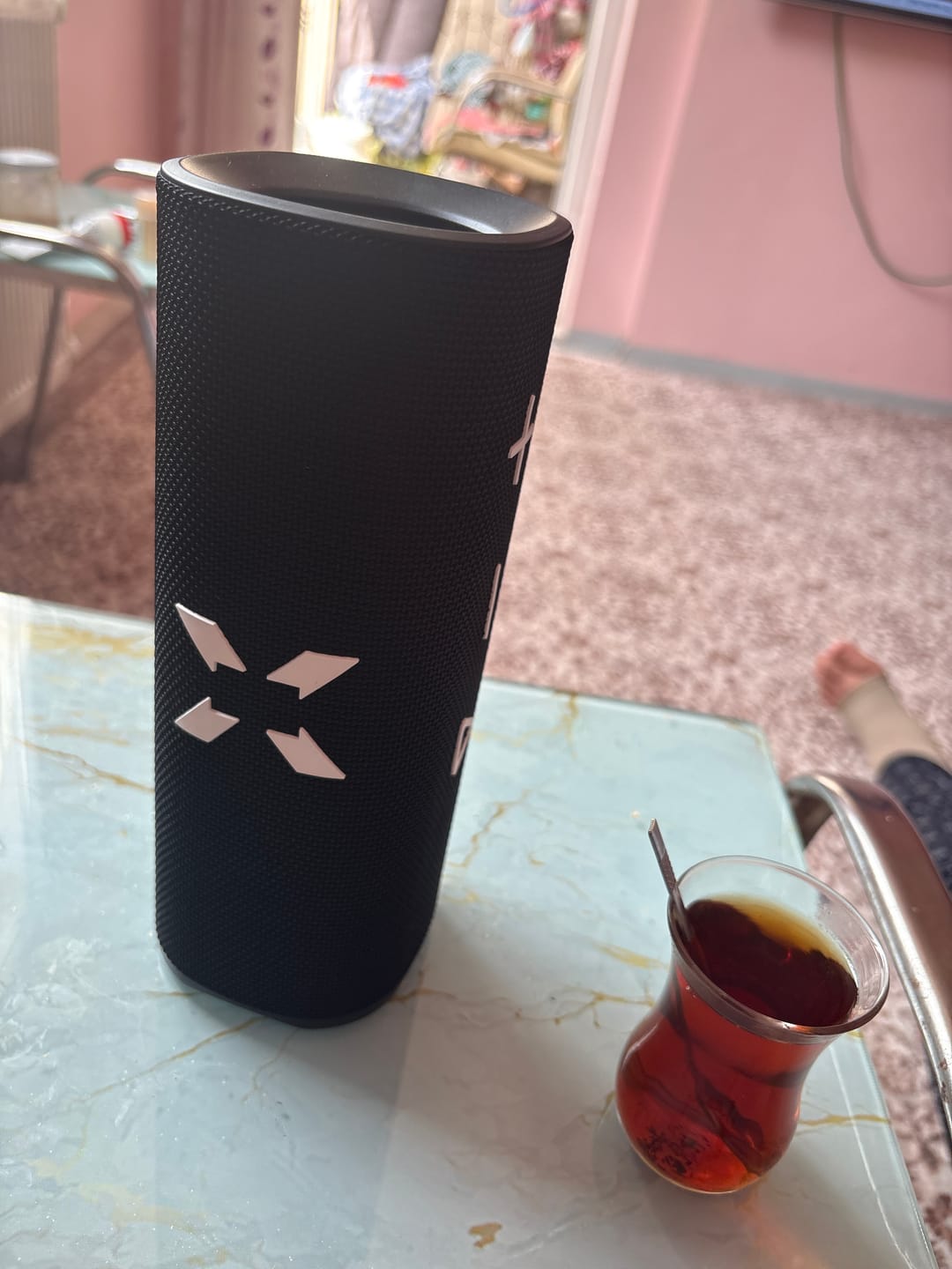 Customer photo review of Obli 6 Bluetooth Hoparlör | 50W RMS, Işıklı, 6000 mAh, TWS, IPX4, BT 5.3 (X6706)