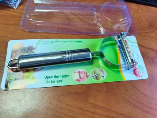 Customer photo review of Sharp Blade Vegetable Slicer
