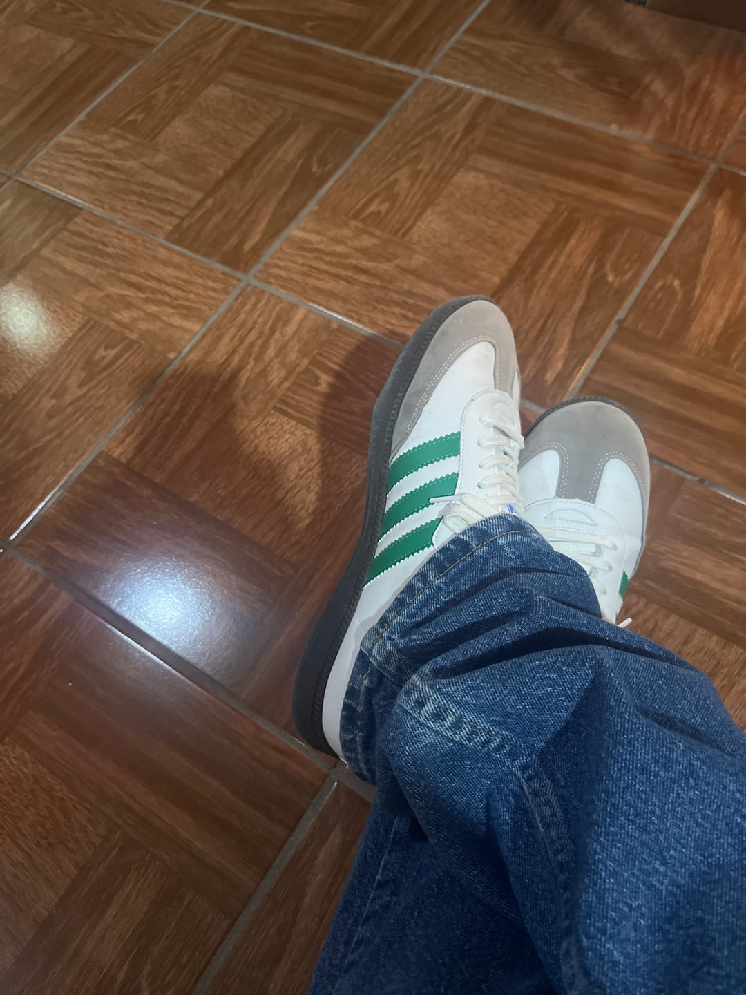 Customer photo review of Tenis Smb Blanco Verde