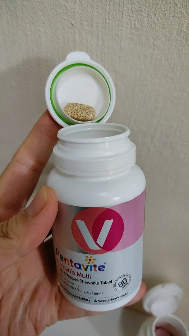 Customer photo review of Women’s Multi Fruits & Veggies Chewable Tablet