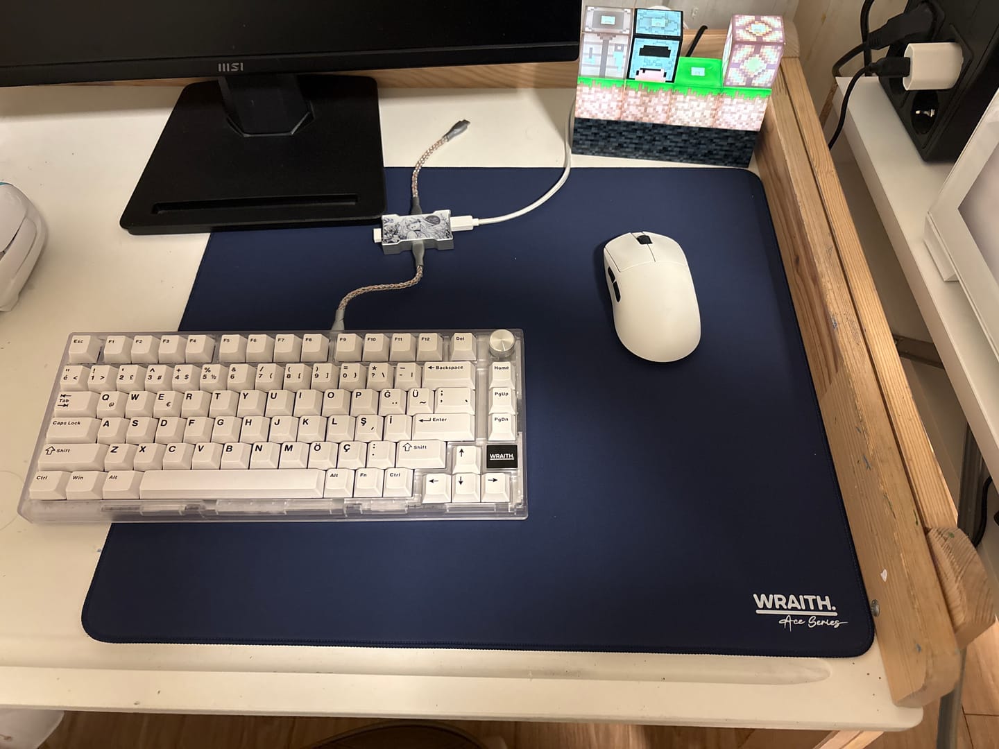 Customer photo review of Wraith Ace Series Poron Mousepad