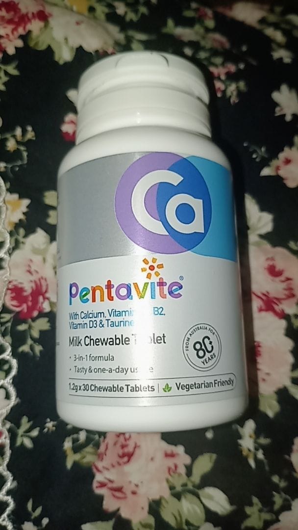 Customer photo review of Calcium, Vitamin B1, B2, Vitamin D3 & Taurine Milk Chewable Tablet