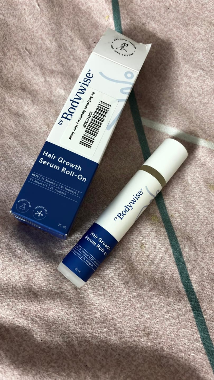 Customer photo review of Bodywise Hair Growing Serum