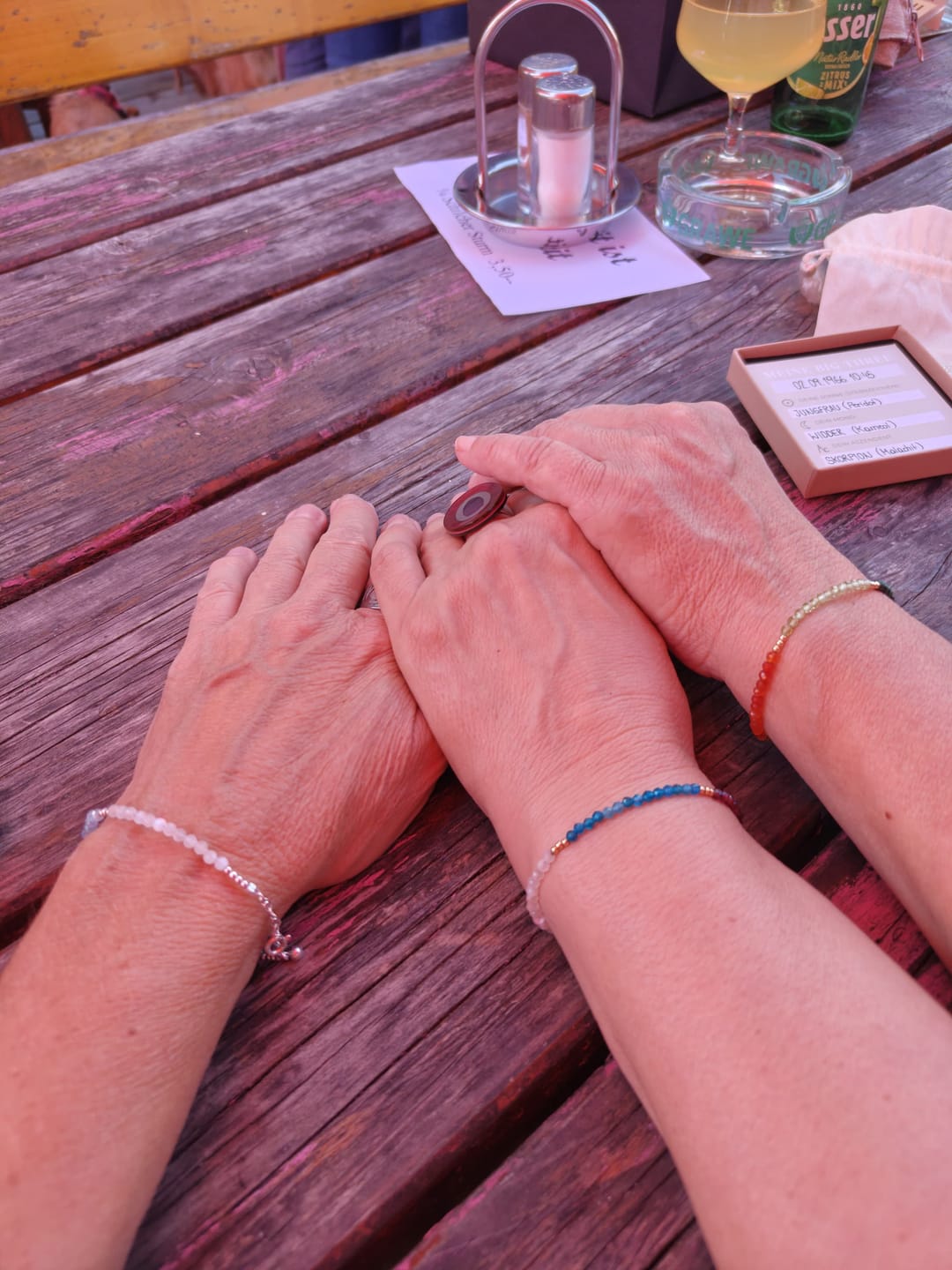 Customer photo review of Big Three - Geburtschart Armband