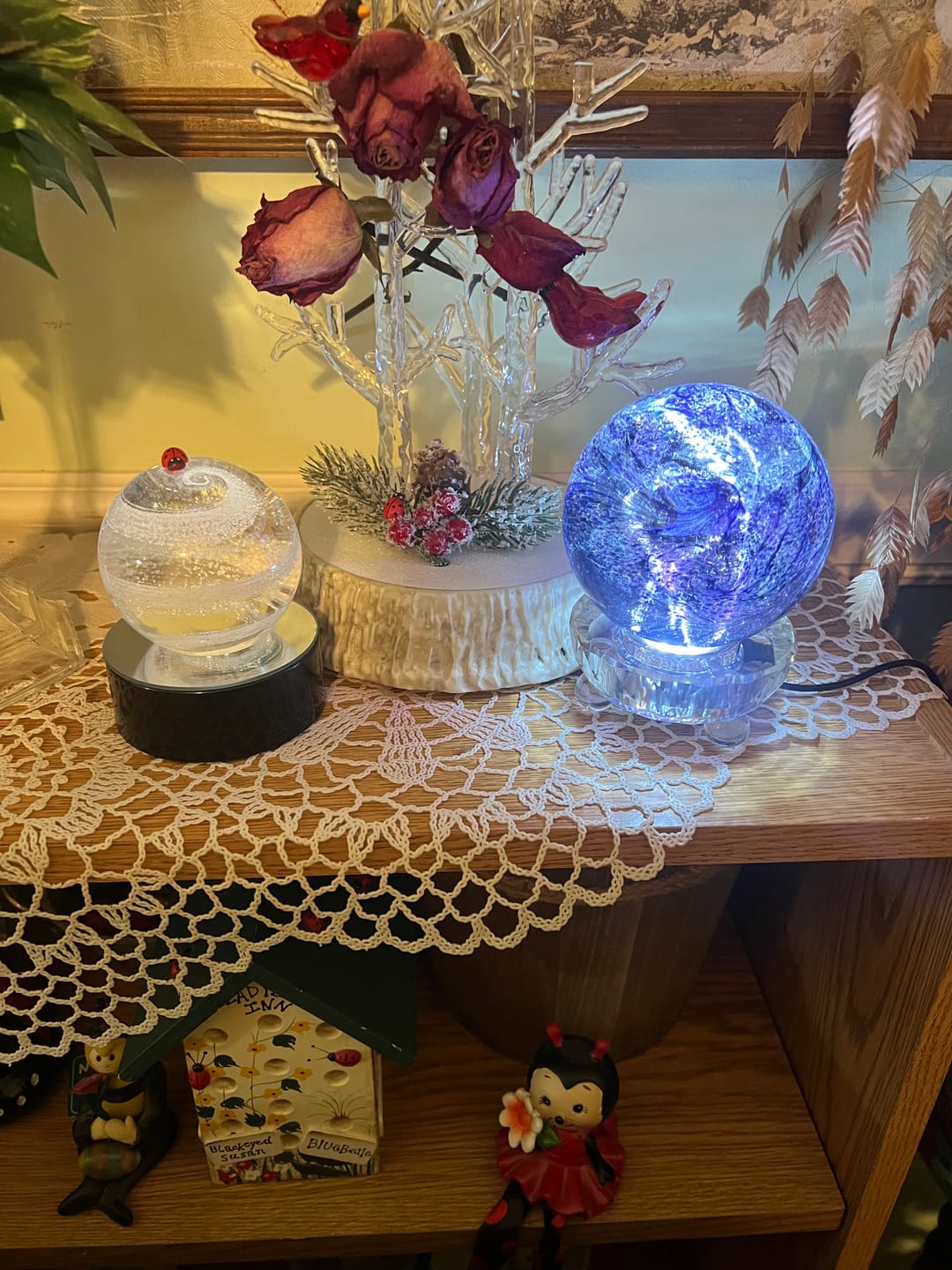 Customer photo review of Lucite Light Stand - White Light