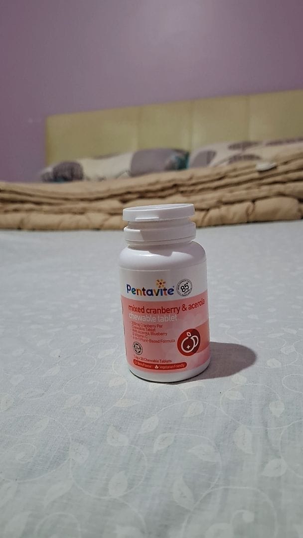 Customer photo review of Mixed Cranberry & Acerola Chewable Tablet