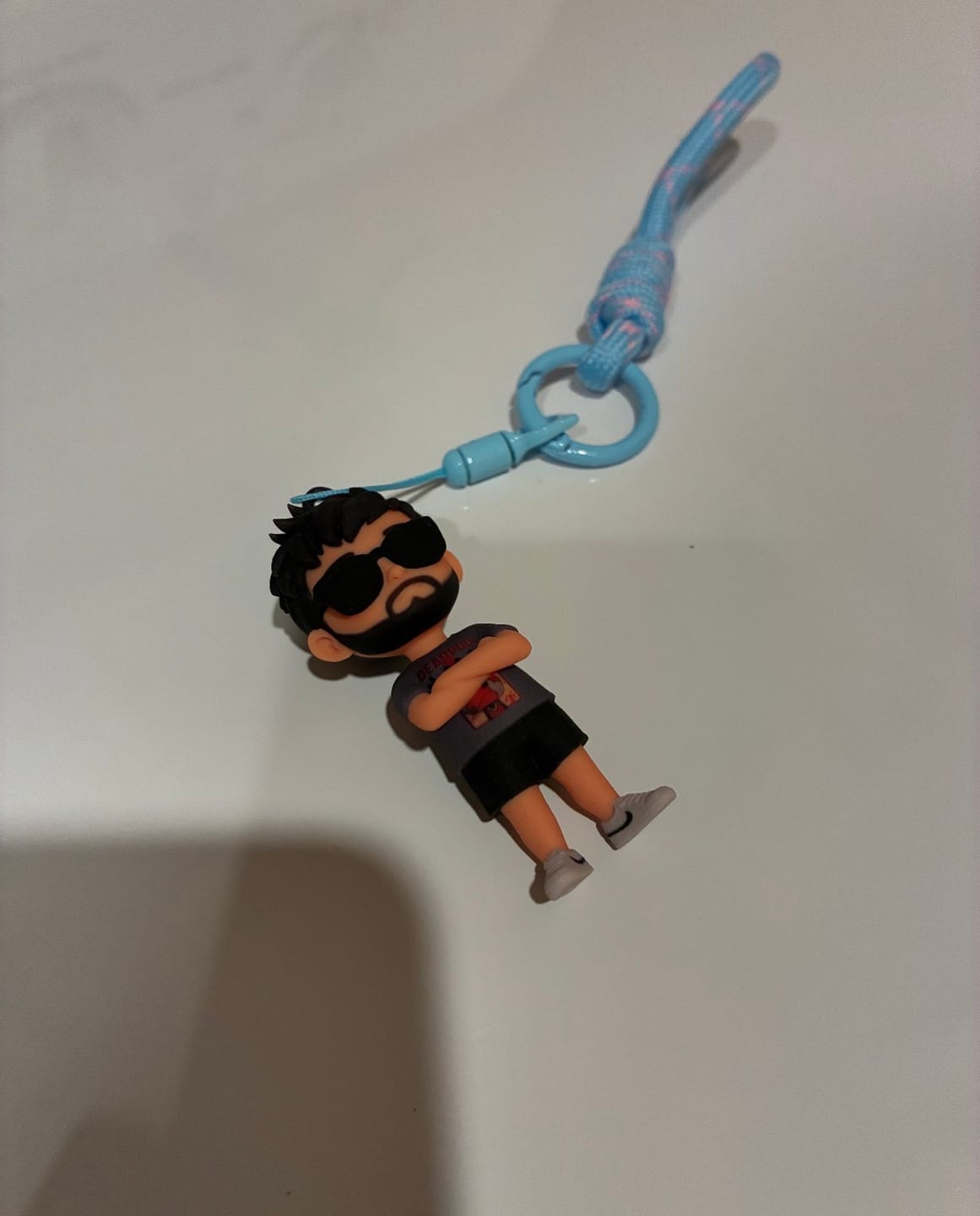 Customer photo review of Custom 3D Figure Keychain