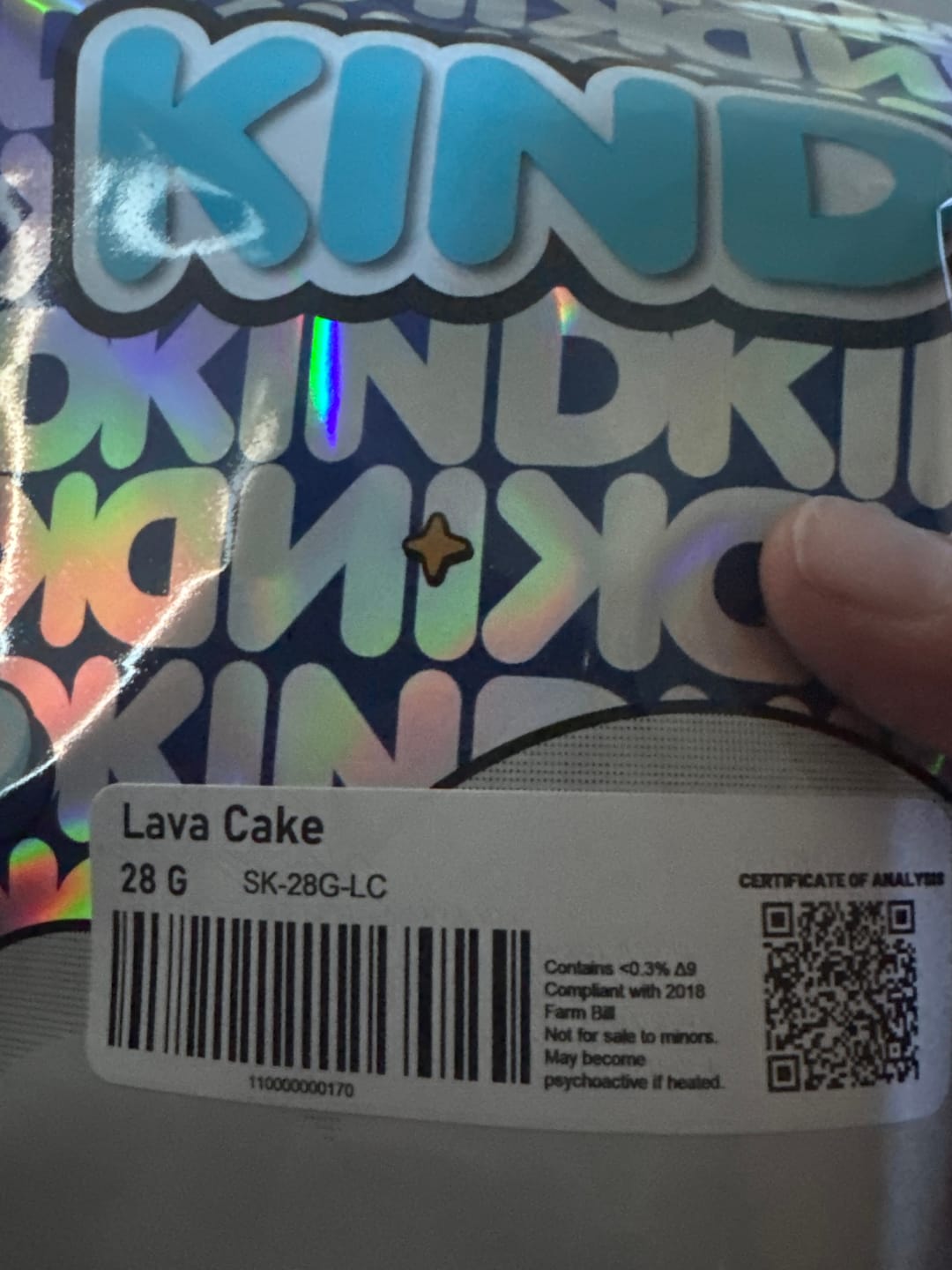 Customer photo review of Lava Cake - 28 Grams - Indica