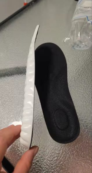 Customer photo review of Plantillas Ortopédicas de Gel Biomecánico
