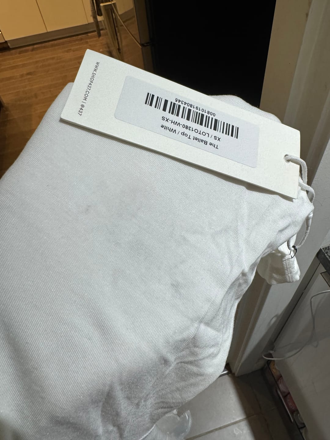 Customer photo review of The Ballet Top White