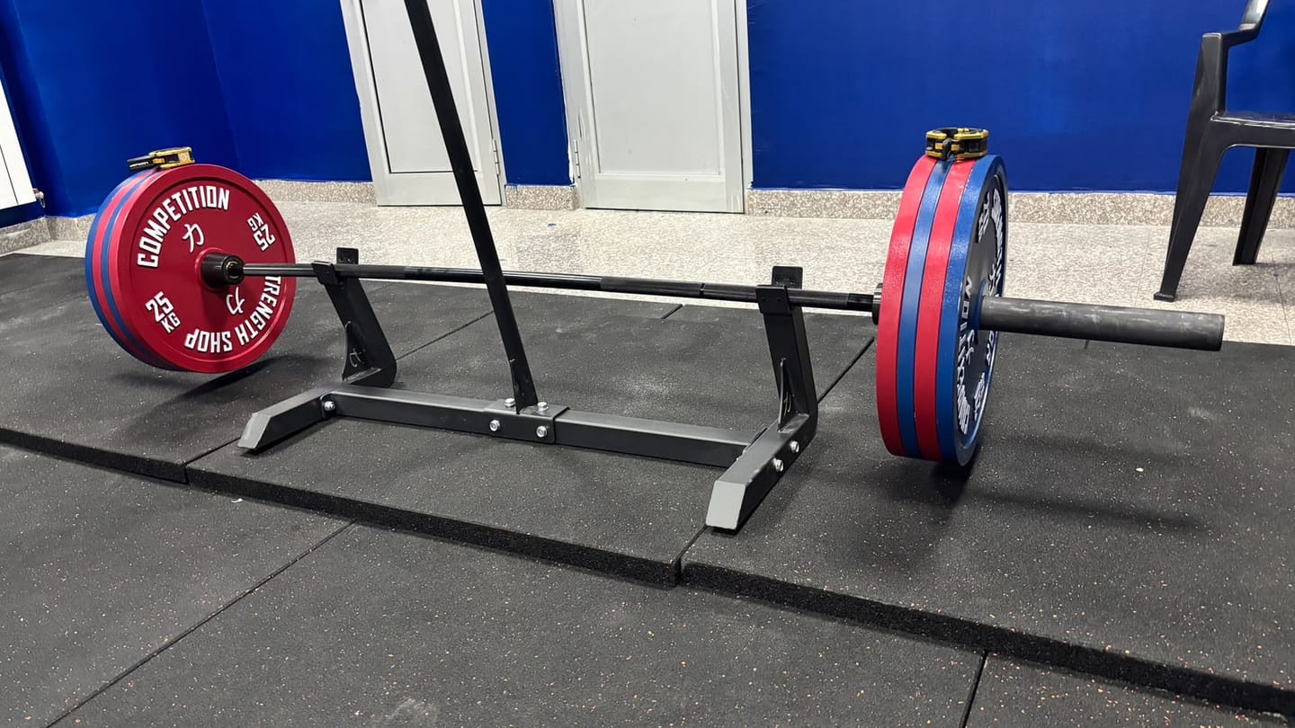 Customer photo review of Riot Deadlift Bar, 20 kg - Black Chrome