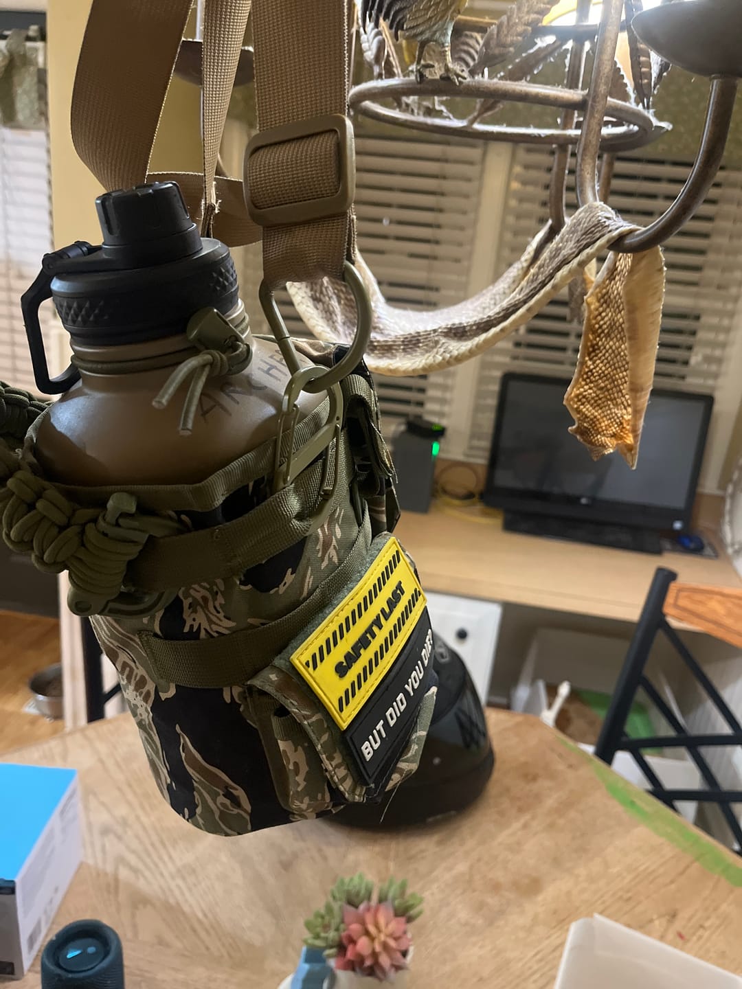 Customer photo review of 64oz Battle Bottle Sleeves