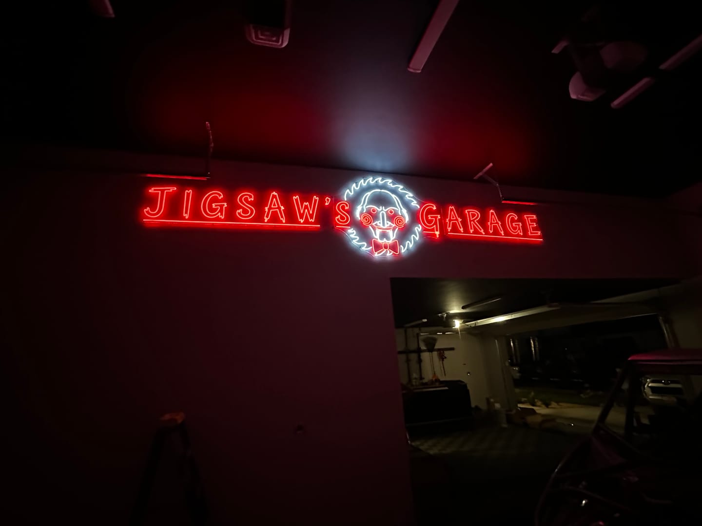 Customer photo review of Custom Neon Logo 010728026-AC