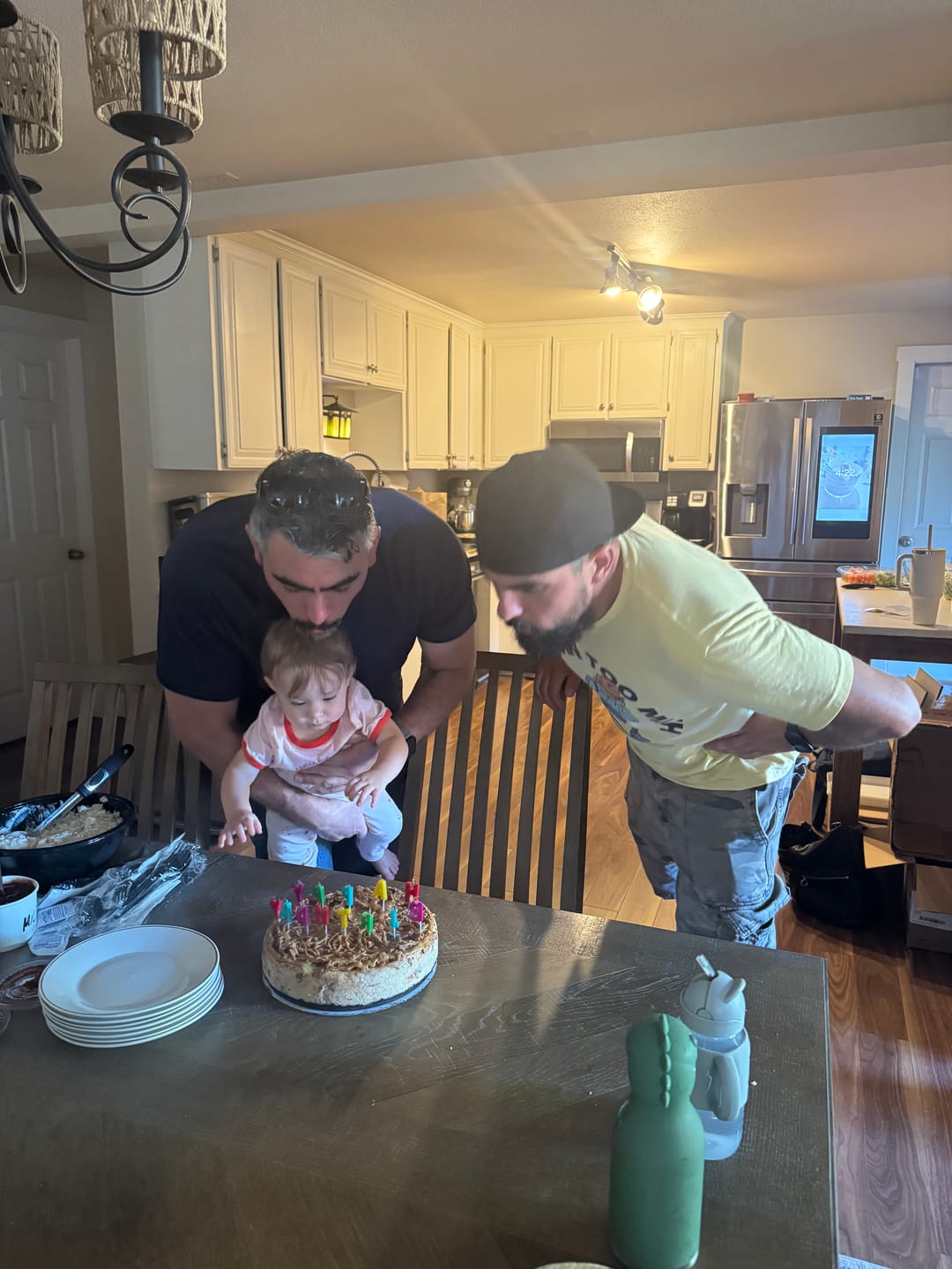Customer photo review of Peanut Butter Butterfinger Cheesecake