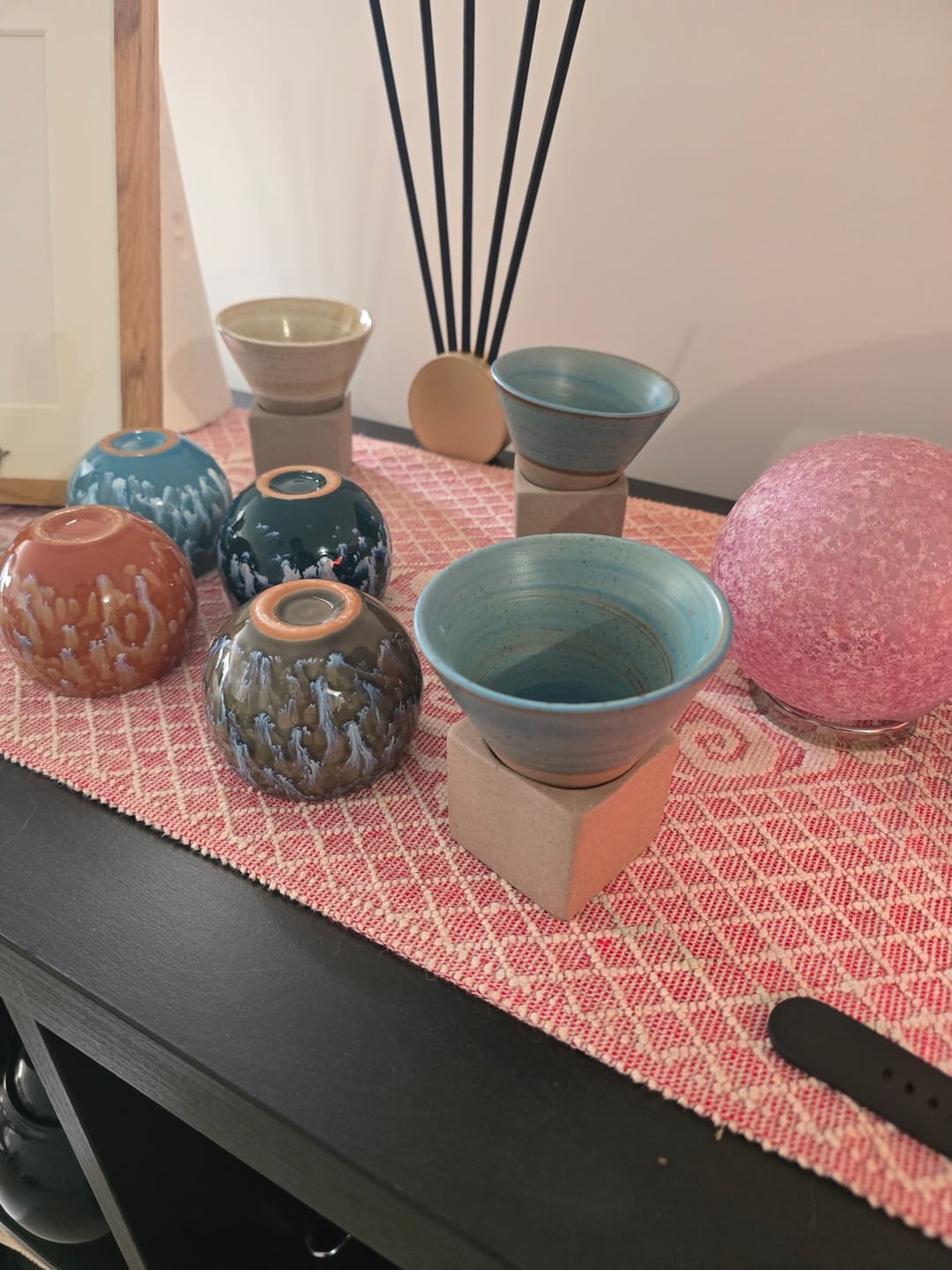 Customer photo review of Vintage Cone Shaped Espresso Cups With Holder