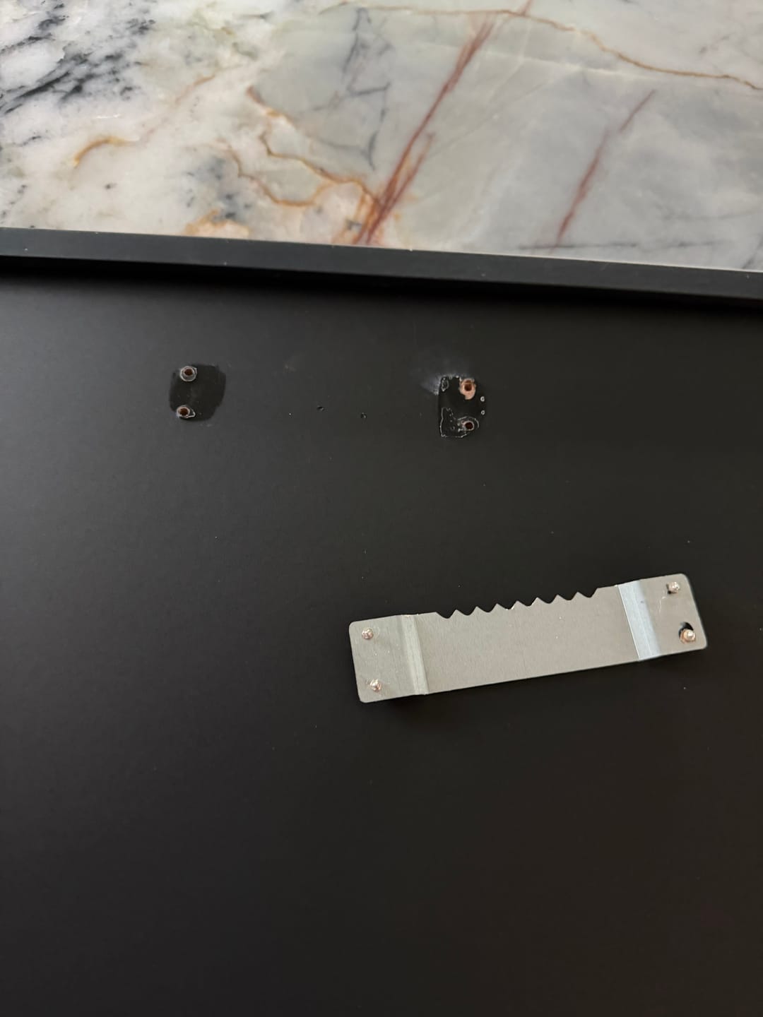 Customer photo review of Custom Metal Portrait