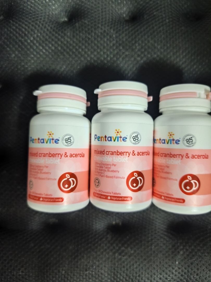 Customer photo review of Mixed Cranberry & Acerola Chewable Tablet