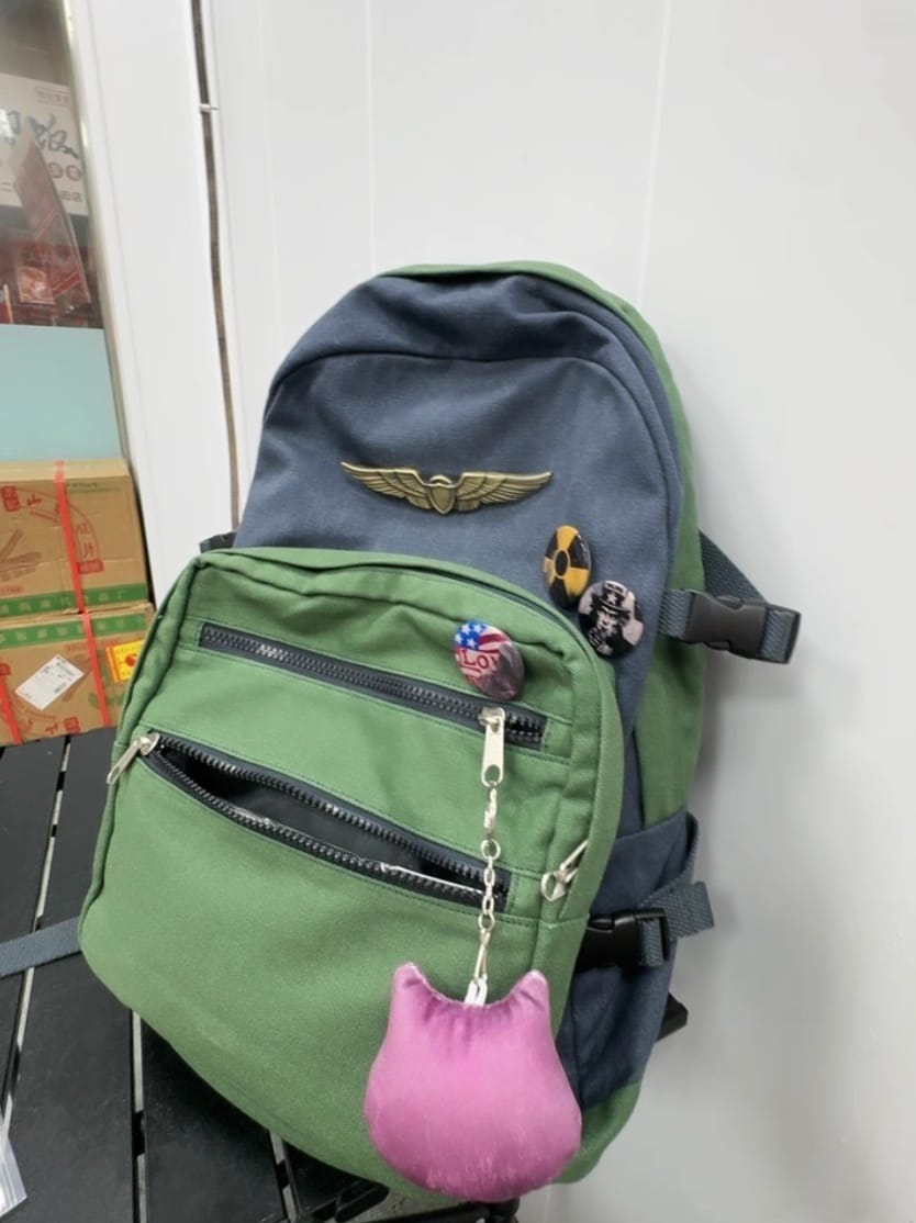 Customer photo review of The Last of Us Ellie Backpack with Cassette Tape
