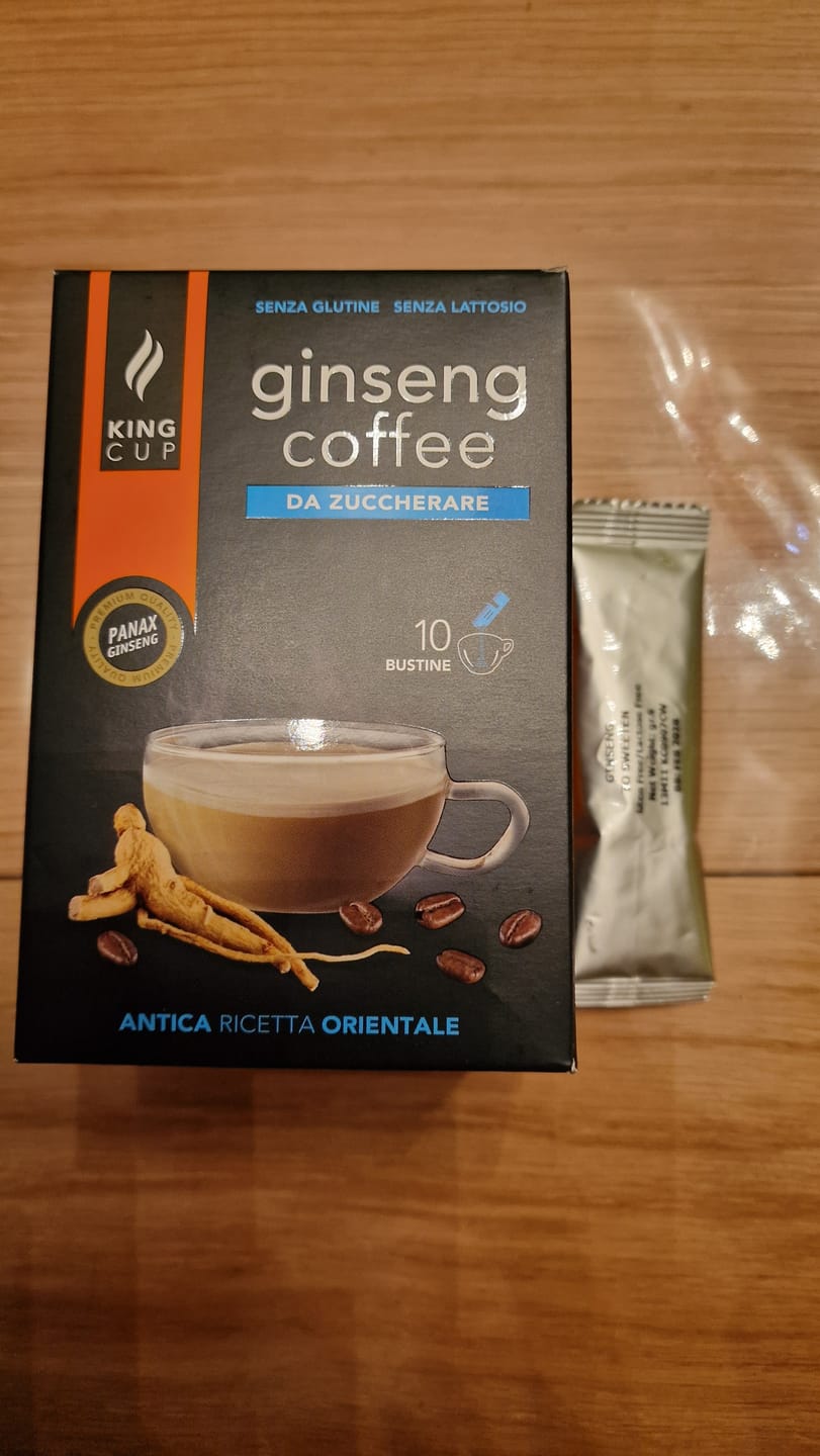 Customer photo review of 120 bustine di Caffè al ginseng  da zuccherare