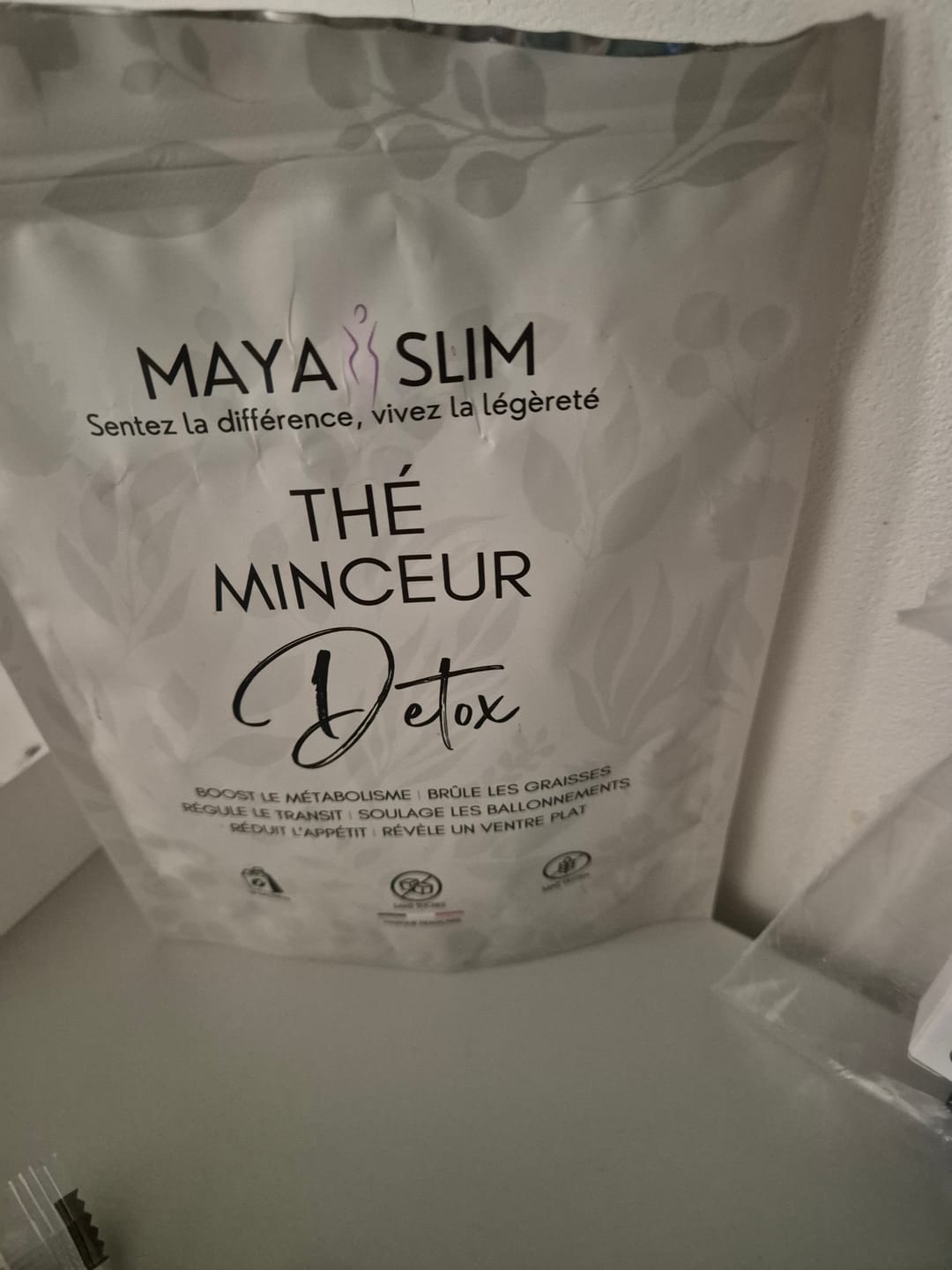 Customer photo review of Thé Minceur Detox