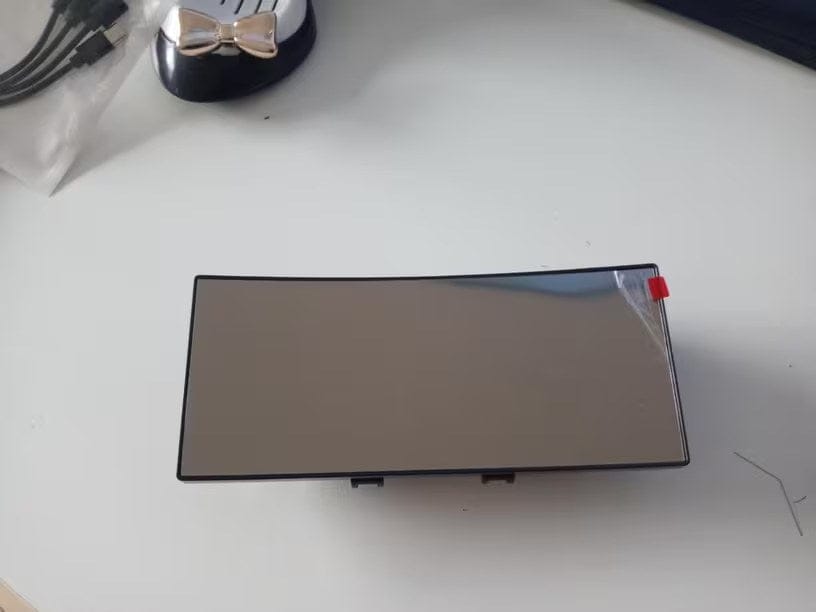 Customer photo review of MirrorClock | Digitaler LED Spiegel Wecker