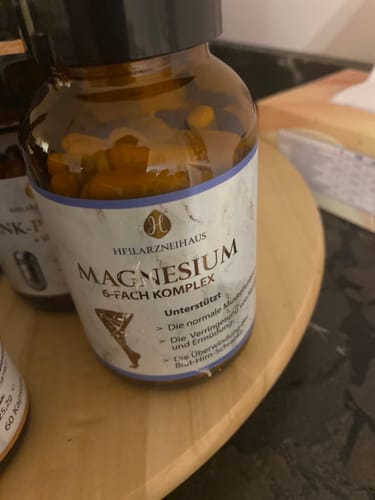 Customer photo review of Magnesium 6-Fach Komplex hochdosiert Kapseln