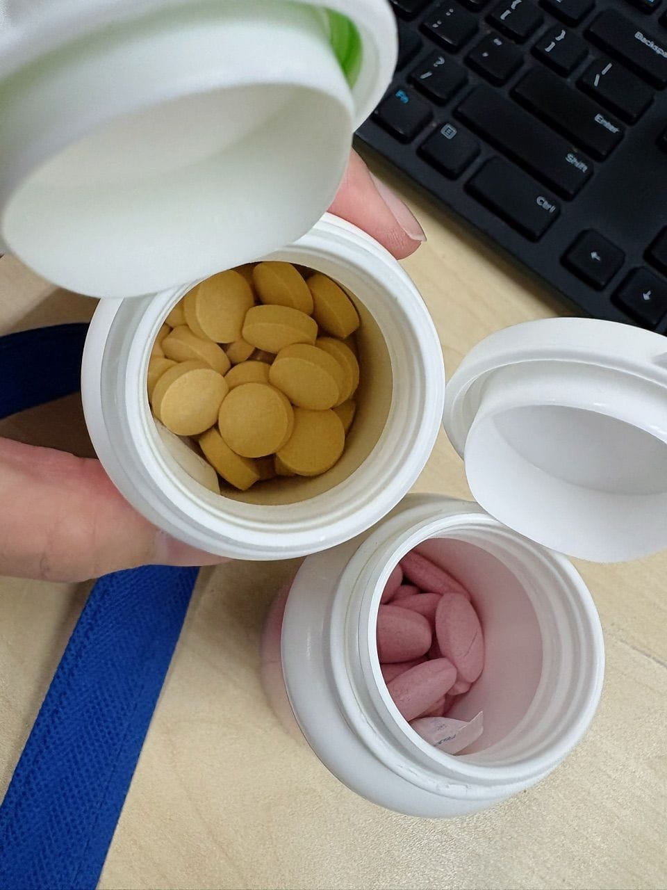 Customer photo review of Mixed Collagen With Blood Orange Chewable Tablet