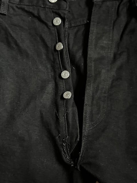 Customer photo review of Lot 54801XX 1954 Black Selvedge Denim Jeans