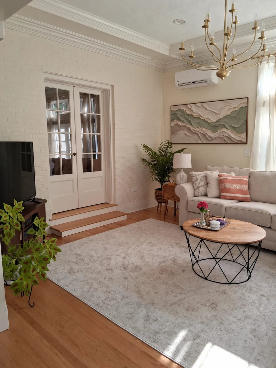 Customer photo review of Textured & Impasto Art | Sage Canyon Flow