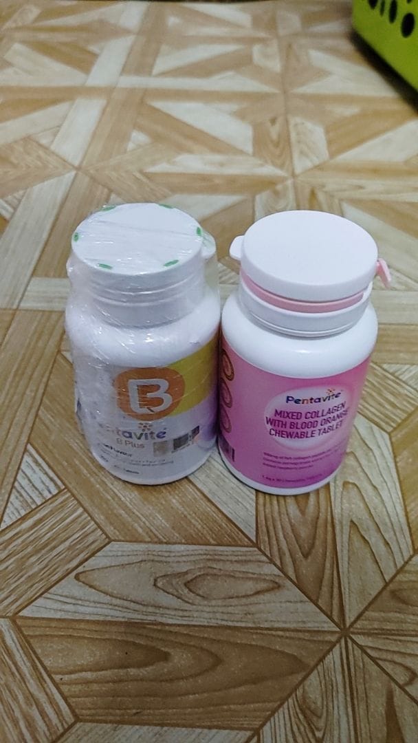 Customer photo review of Mixed Collagen With Blood Orange Chewable Tablet
