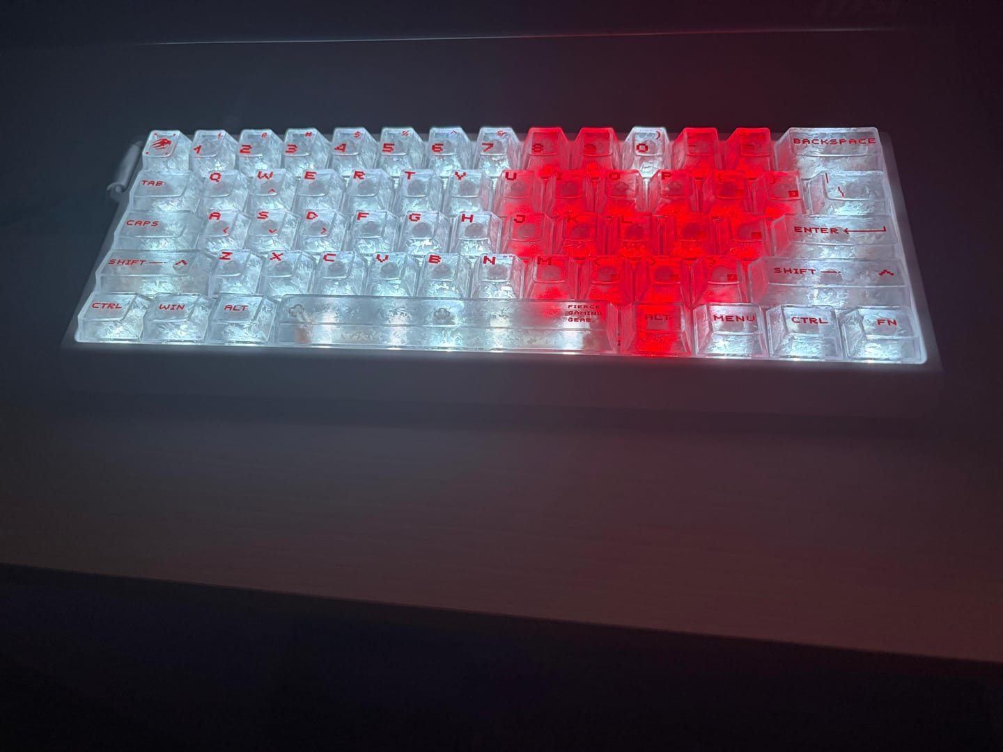 Customer photo review of FGG Madlions MAD60 HE V2 Klavye (Manyetik Switch / HE)