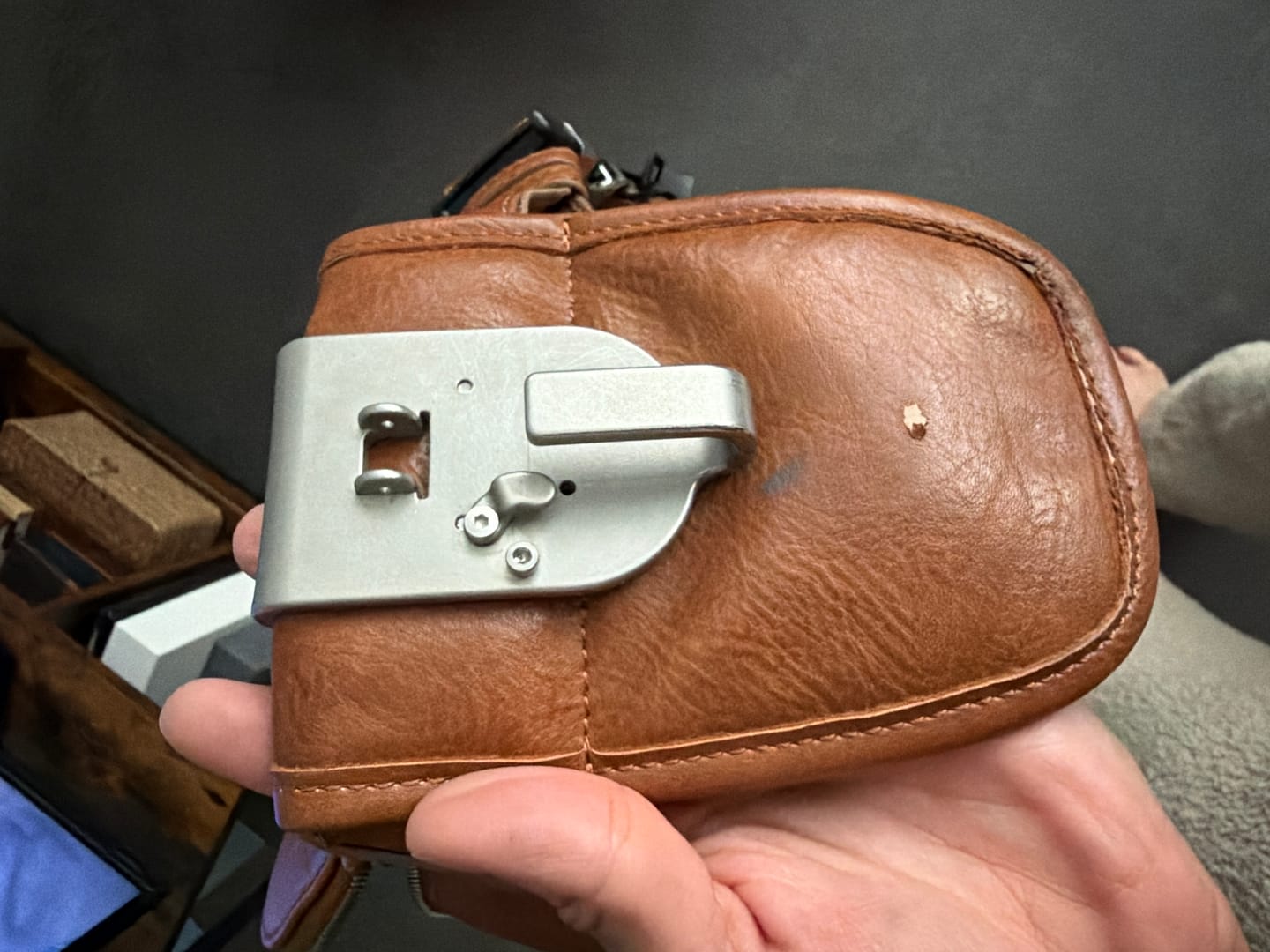 Customer photo review of Kindly Dual Camera Holster