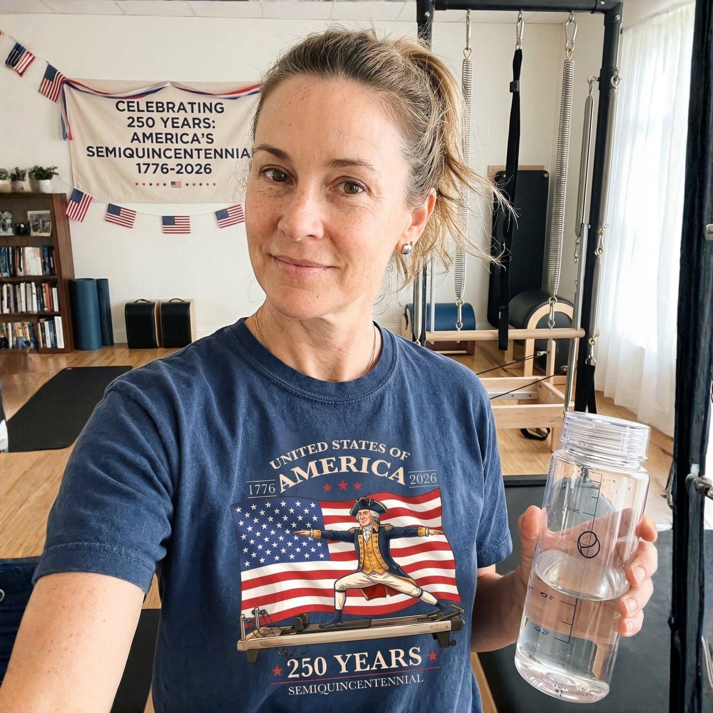 Customer photo review of 250 Years Semiquincentennial T-shirt