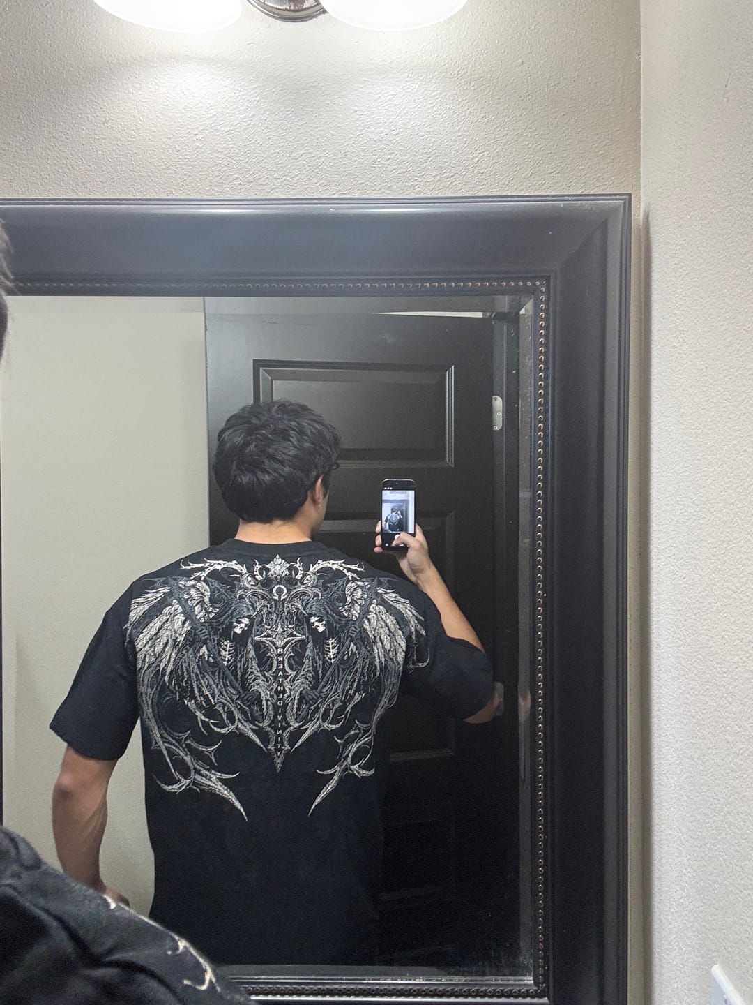 Customer photo review of Blood Reaper Oversized T-shirt [WITHER]