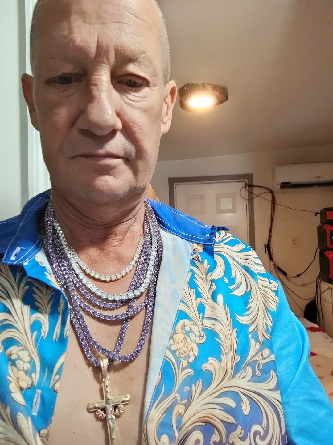 Customer photo review of 6mm Diamond Tennis Chain - 14k White Gold