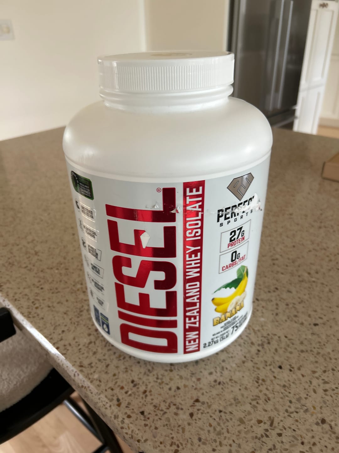 Customer photo review of Perfect Sports - DIESEL Isolate New Zealand - 5lbs
