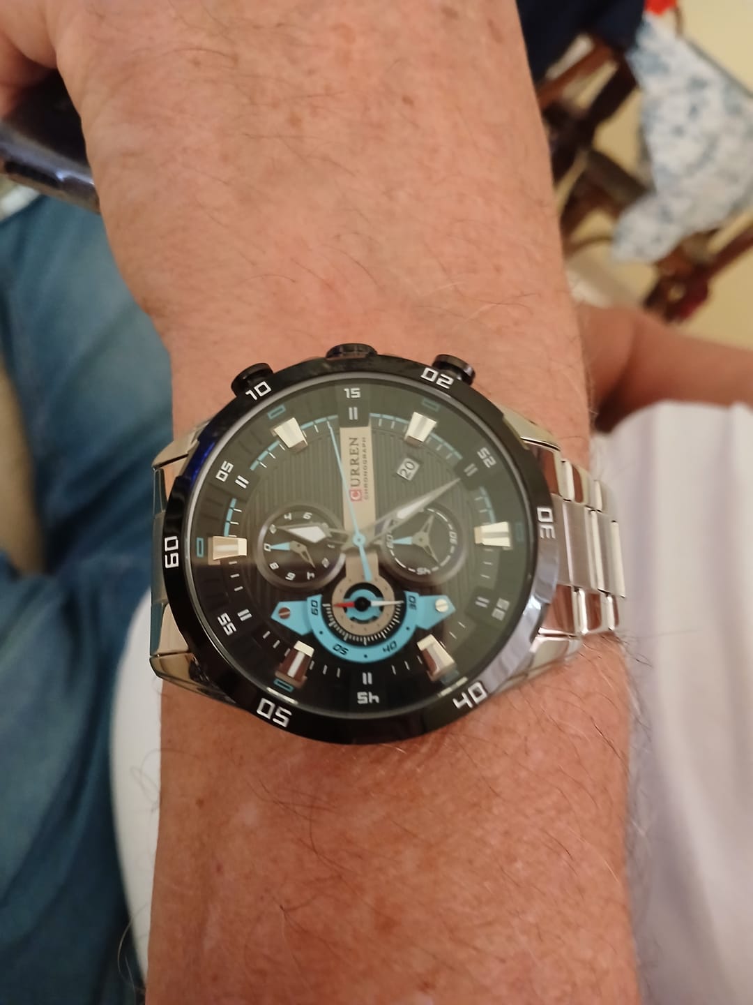 Customer photo review of Curren Madrid® orologio uomo acciaio