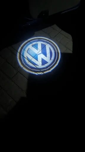 Customer photo review of Proyector para carro de equipo de futbol