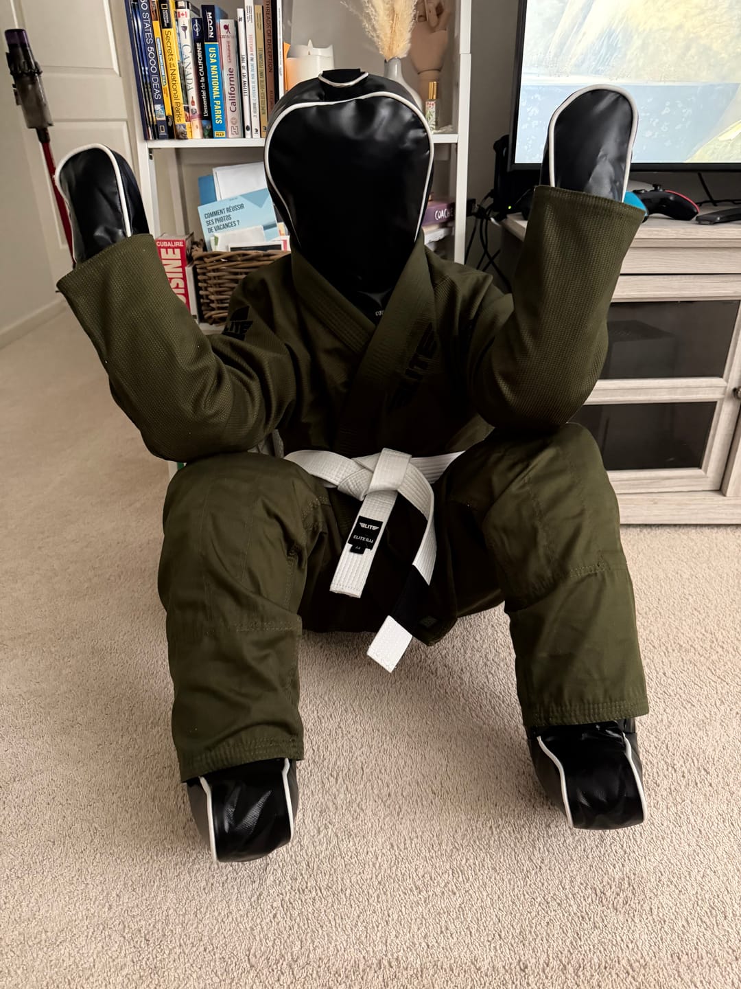 Customer photo review of Adults Essential BJJ Grappling Dummy – 53" , Unfilled