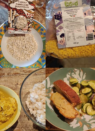 Customer photo review of Legumi Decorticati 𝐋𝐞𝐠𝐮𝐝 a basso indice glicemico pacchi da 400 gr