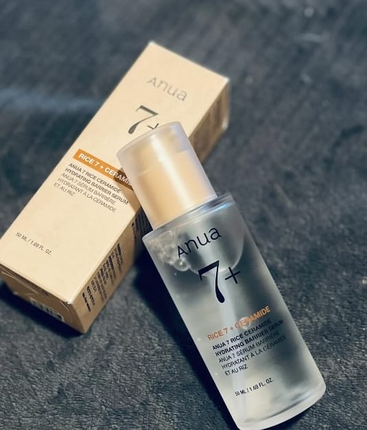 Customer photo review of 7+ Rice Ceramide Hydrating Barrier Serum