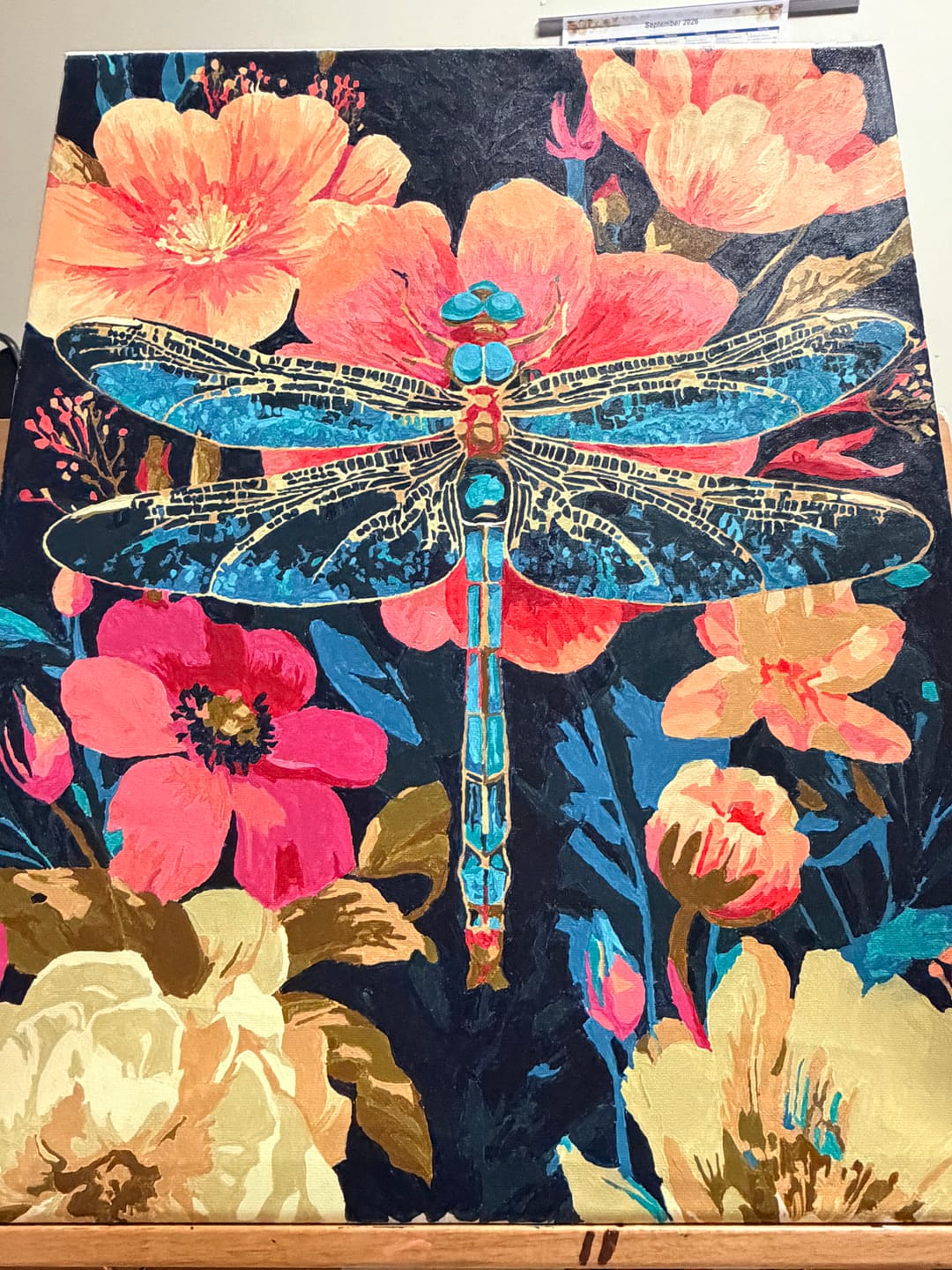Customer photo review of Precious Dragonfly | Paint by Number