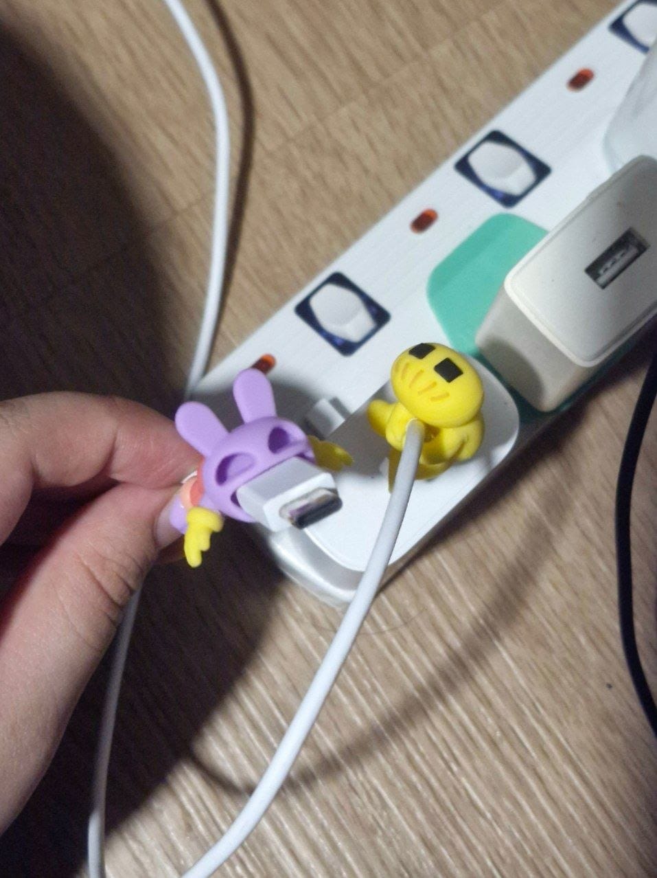 Customer photo review of Jax USB Cord Holders